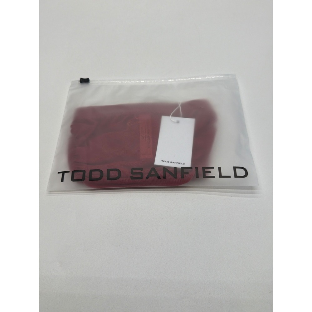 Todd Sanfield Cabernet Minimal Mesh Bikini Brief MM6813 Mens Red Size M NWT